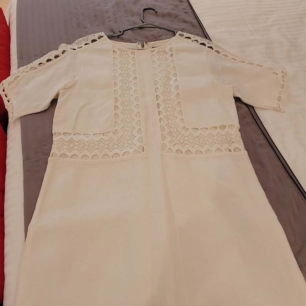 White embroidered dress